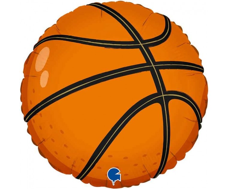 Balão Foil Bola Basquete 45 cms