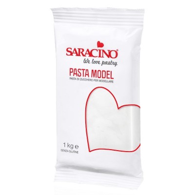Pasta Modelar Saracino Branca 1Kg