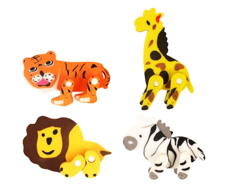 Borrachas Tema Selva para Ofertas e Pinhatas***