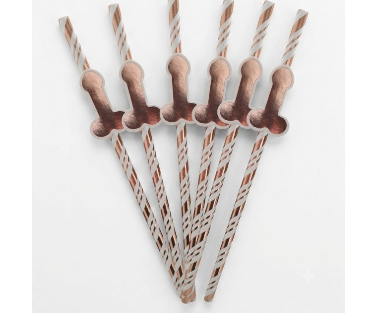 Palhinhas Rose Gold Despedida de Solteira