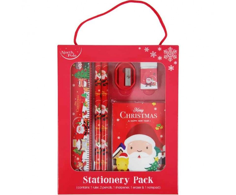 Kit Papelaria Pai Natal