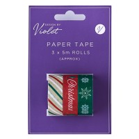 3 Washi Tape Merry Christmas I