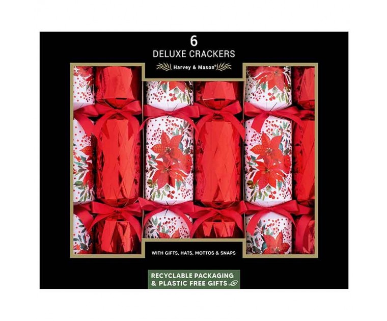 6 Crackers POINSETTIA