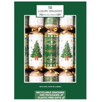 10 Crackers Pinheiro Natal e Azevinhos