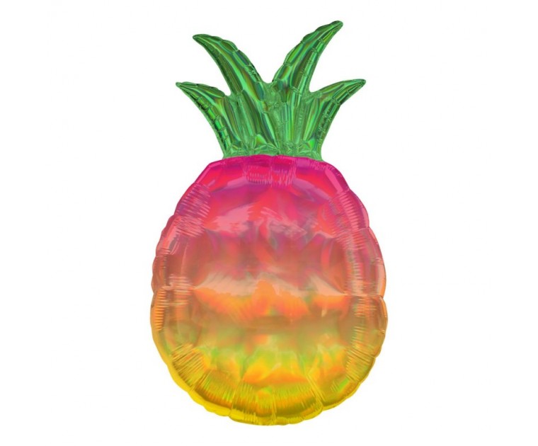 Balão Ananás Cores Iridescentes