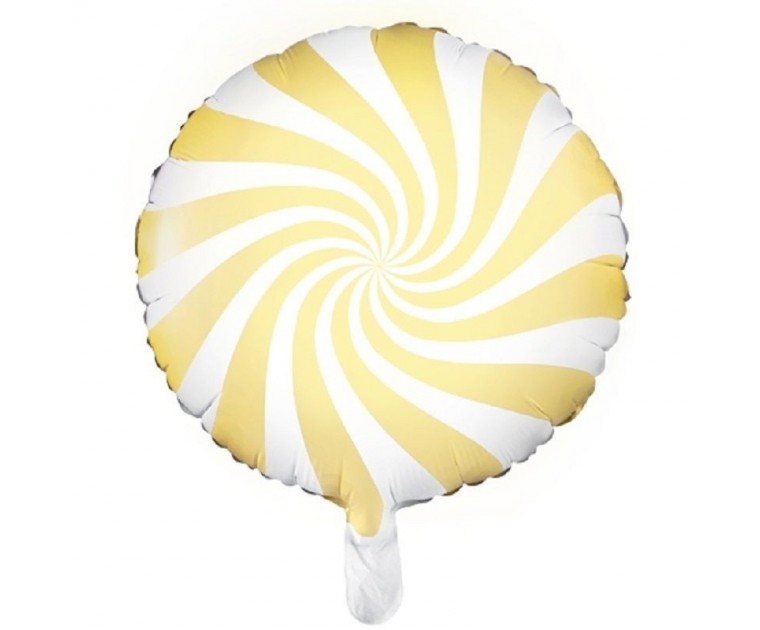 Balão Candy Amarelo Pastel