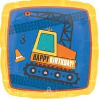 Balão Happy Birthday Construção 