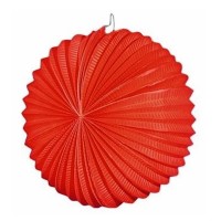 Balão de Papel Vermelho 15 cms