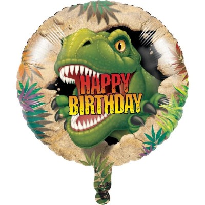 Balão Dinossauro Happy Birthday