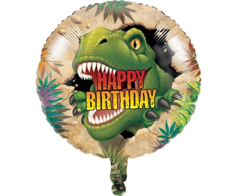 Balão Dinossauro Happy Birthday