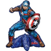 Balão Enchimento a Ar Avengers Capitão América
