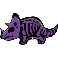 Balão Esqueleto Dinossauro Triceratops