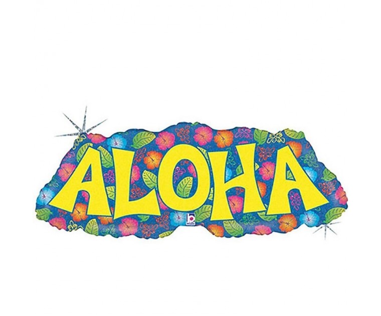 Balão Foil Aloha 96 cms