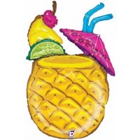 Balão Foil Bebida Ananás Tropical