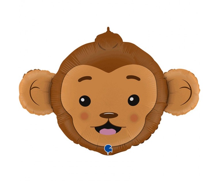 Balão Foil Cabeça de Macaco