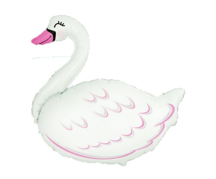 Balão Foil Cisne 80 cms