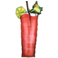 Balão Foil Cocktail Bloody Mary