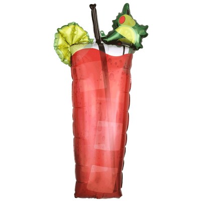 Balão Foil Cocktail Bloody Mary