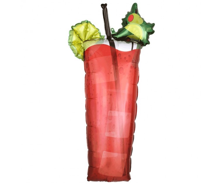 Balão Foil Cocktail Bloody Mary