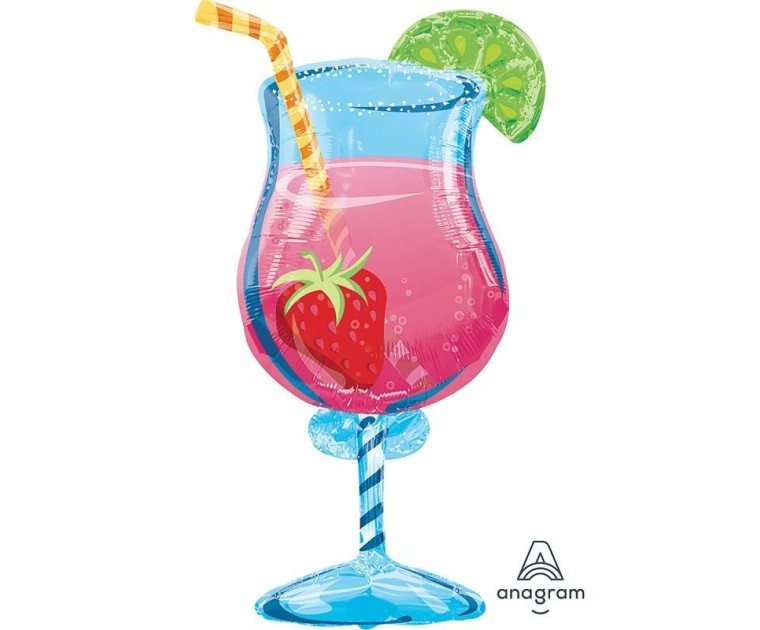 Balão Foil Cocktail Tropical