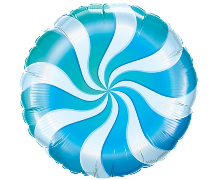 Balão Foil Doce Azul e Branco
