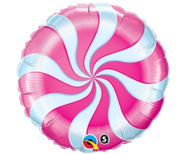 Balão Foil Doce Rosa e Branco
