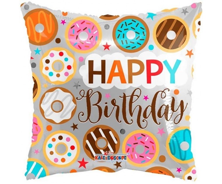 Balão Donuts Happy Birthday