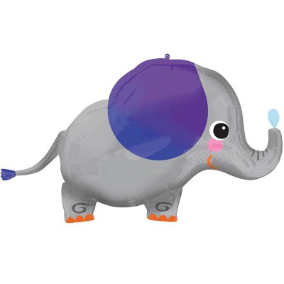 Balão Foil Elefante Sorridente 86 cms