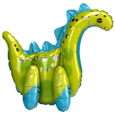 Balão Foil Enchimento a Ar Dinossauro Brontosaurus