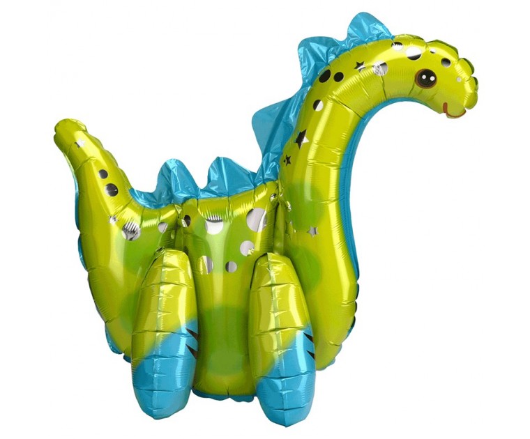 Balão Foil Enchimento a Ar Dinossauro Brontosaurus