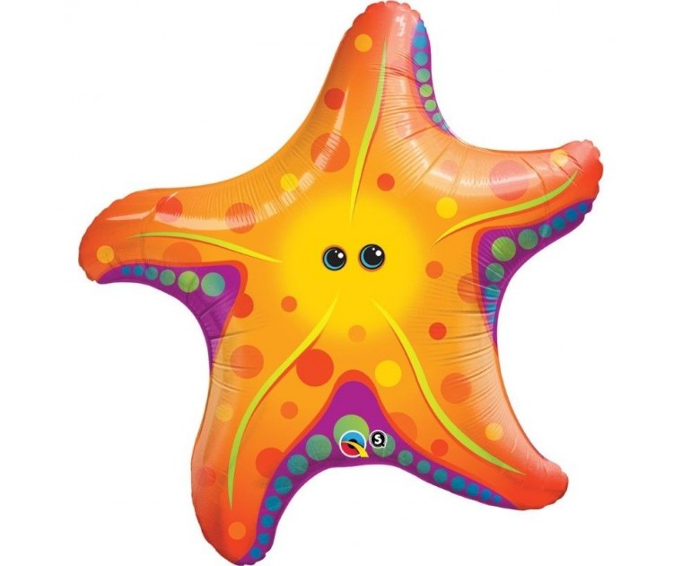 Balão Foil Estrela Mar 76 cms Balão Foil Estrela Mar 76 cms