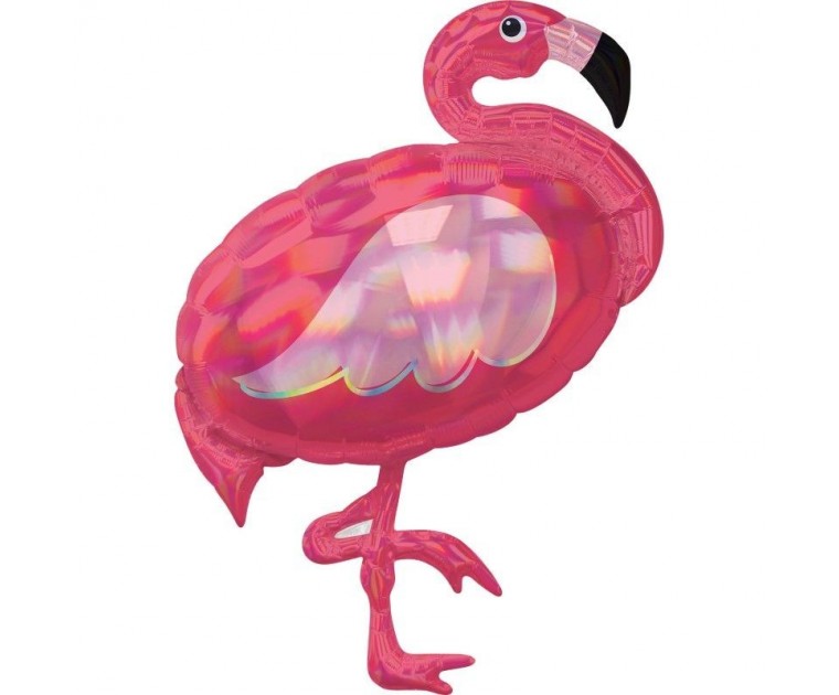 Balão Foil Flamingo Iridiscent