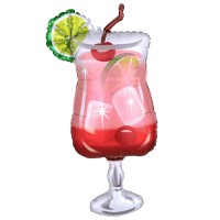 Balão Foil Gin Fizz Cocktail 94 cms