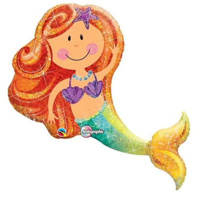 Balão Foil Glitter Sereia 97 cms
