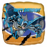 Balão Quadrado Batman Happy Birthday
