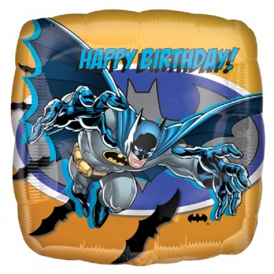 Balão Quadrado Batman Happy Birthday