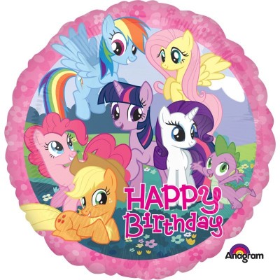 Balão Foil Happy Birthday MY LITTLE PONY