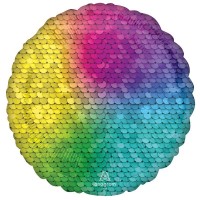 Balão Foil LANTEJOULAS/ ESCAMAS Arco Íris