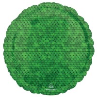 Balão Foil LANTEJOULAS/ ESCAMAS Verdes