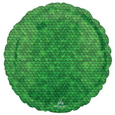 Balão Foil LANTEJOULAS/ ESCAMAS Verdes