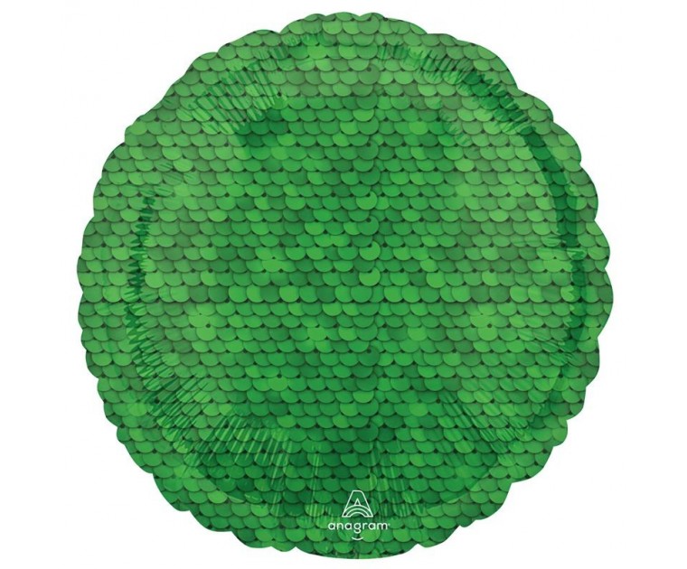 Balão Foil LANTEJOULAS/ ESCAMAS Verdes
