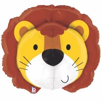 Balão Foil Cabeça de Leão 3D