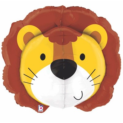 Balão Foil Cabeça de Leão 3D