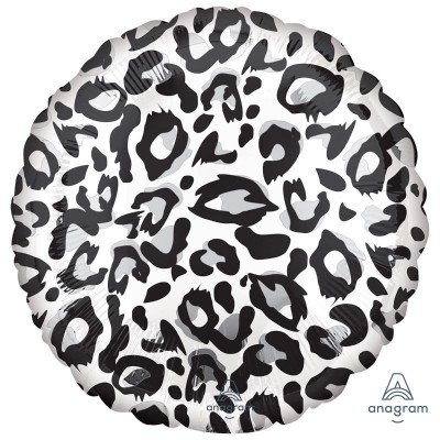 Balão Padrão Leopardo Branco
