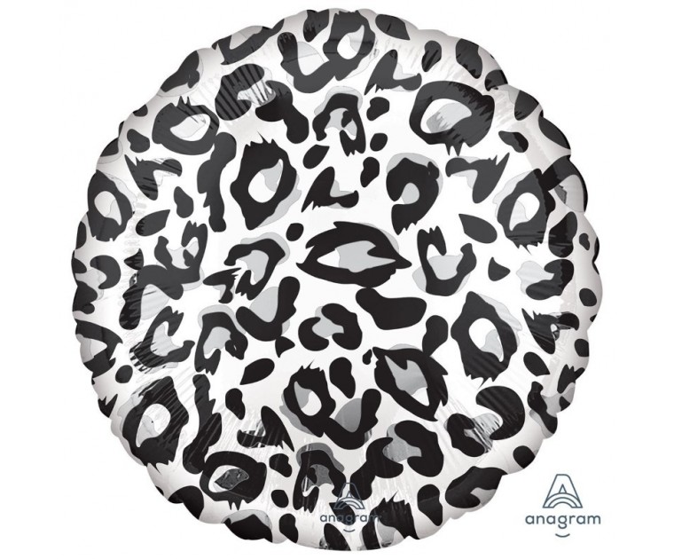 Balão Padrão Leopardo Branco