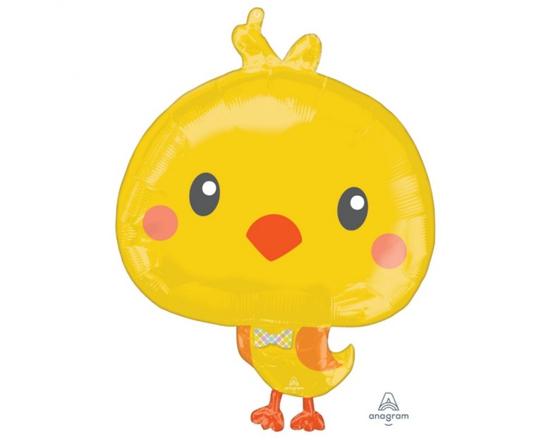 Balão Foil Pintainho Amarelo