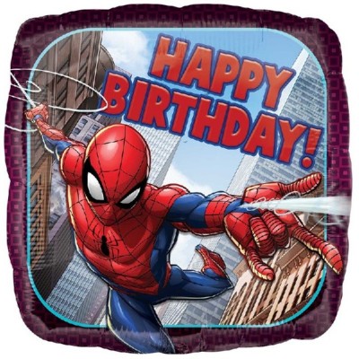 Balão Spiderman Happy Birthday