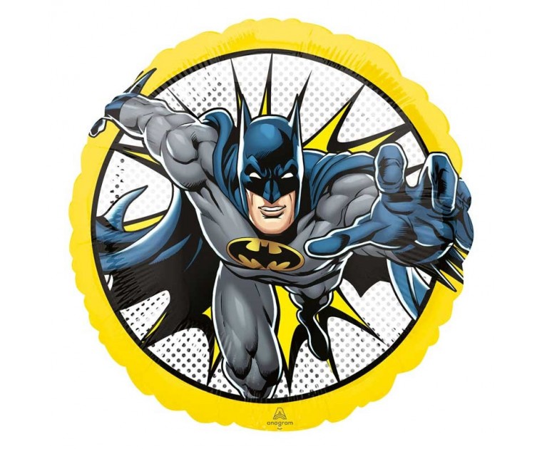 Balão Redondo Batman 45 cms