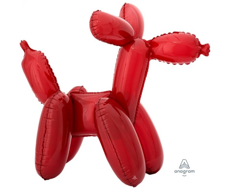 Balão Foil Vermelho Cão Balão