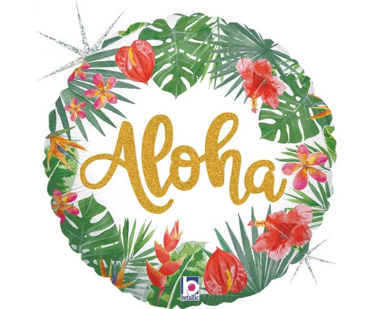 Balão Holográfico Aloha